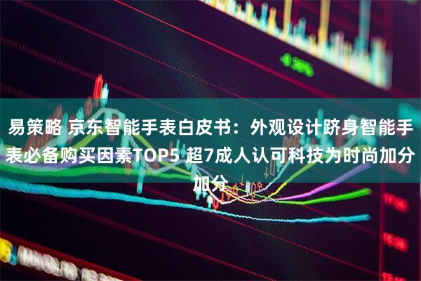 易策略 京东智能手表白皮书：外观设计跻身智能手表必备购买因素TOP5 超7成人认可科技为时尚加分